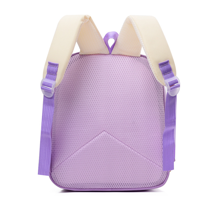 Kindergarten schoolbag for girls 2024 New cartoon color-blocking backpack for 3-6 years old, cool and trendy boy backpack with reduced burden Application Scenario