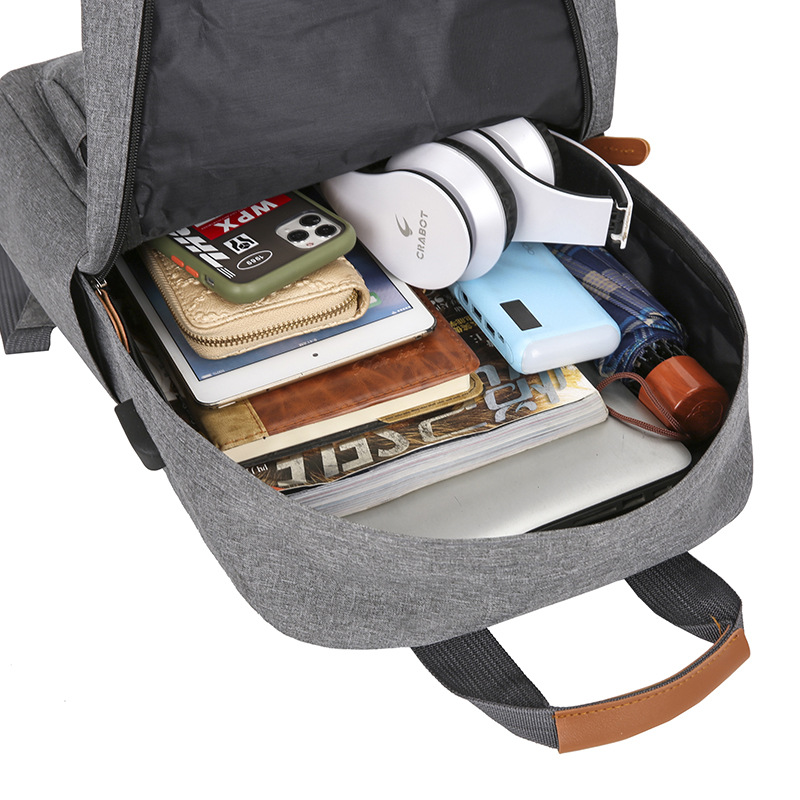 New large-capacity casual and simple hand-held backpack, business commuting schoolbag, short-distance business trip casual computer backpack Application Scenario