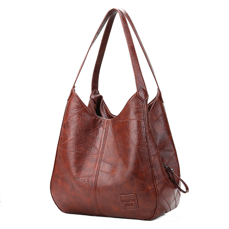 New foreign trade women's bags, large-capacity single-shoulder bags for Europe and America, trendy tote bags, cross-border one-piece consignment, global Hobo bags details Picture