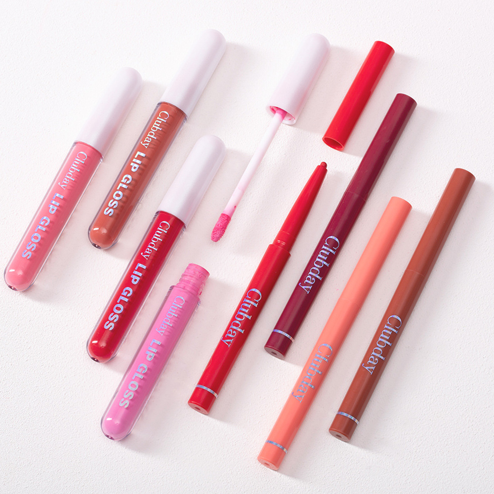 Clubday Long-lasting Velvet Matte Lip Gloss and frosted Outlining Lip Pen 6+6 Set, easy-to-Apply lipstick pen Application Scenario
