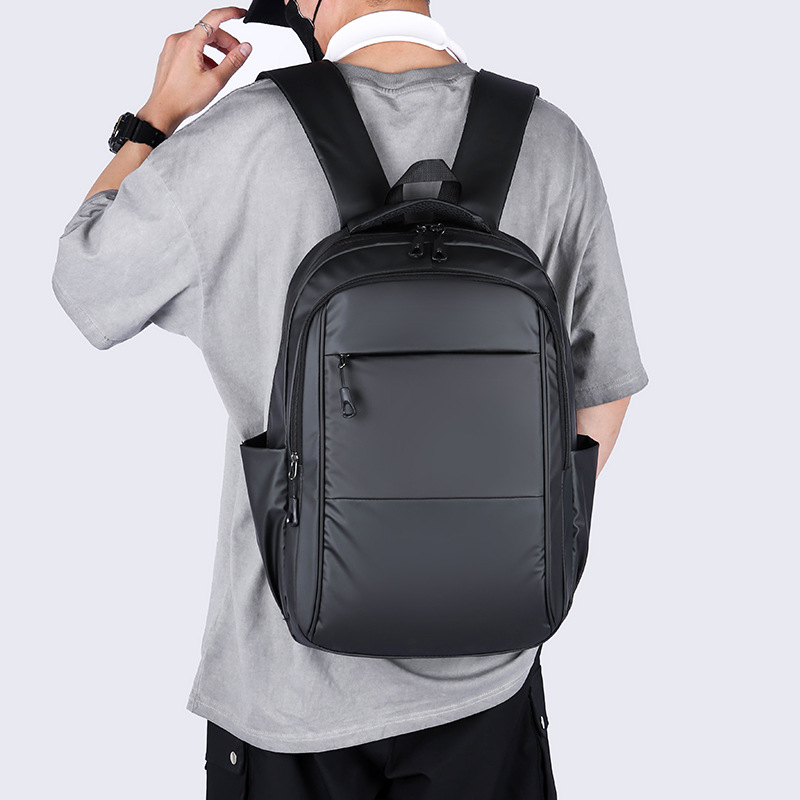 New cross-border wholesale foreign trade backpacks for men, Korean version, large-capacity, simple commuting computer bags, and school bags for junior and senior high school students details Picture
