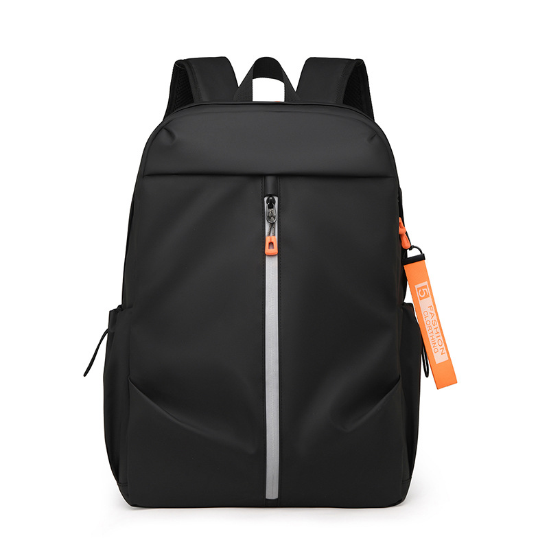 2023 New style men's leather waterproof casual travel backpack, urban simple school bag for middle and high school students, back-to-school Application Scenario