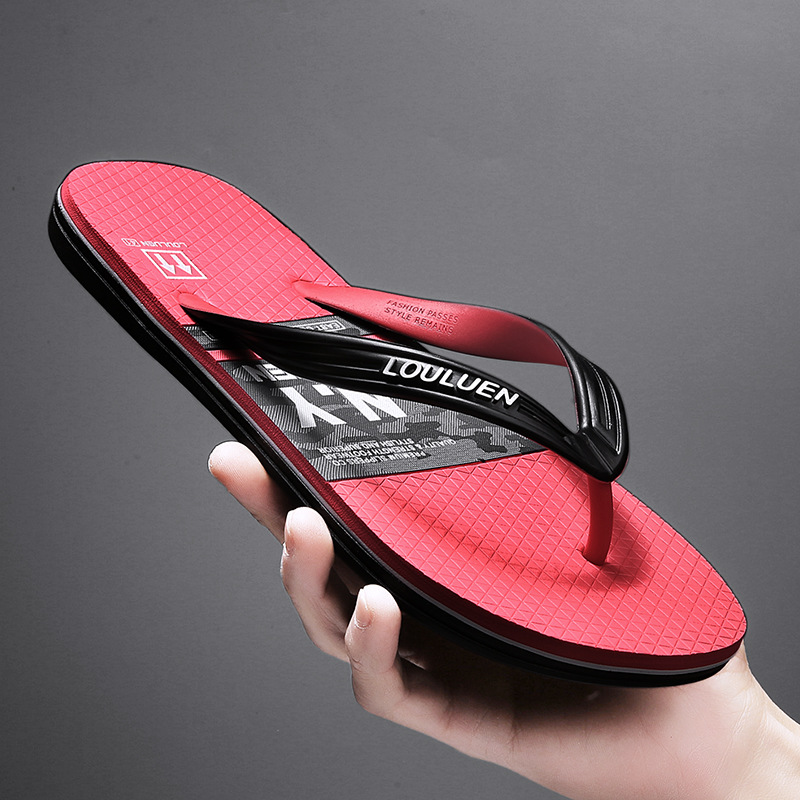 Lu 'an summer flip-flop sandals for men's new trendy outerwear beach anti-slip men's flip-flops Application Scenario