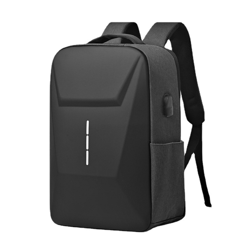 New hard-shell backpack, anti-theft business computer backpack, men's backpack, large-capacity schoolbag, multi-functional Item Picture
