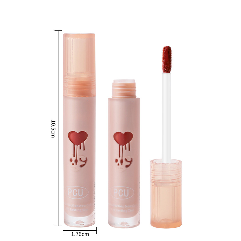PCU water-clear glass mirror surface, non-stick cup lip gloss, non-smudging, film-forming, pouty lips, student bestseller lip gloss and lip gloss Item Picture