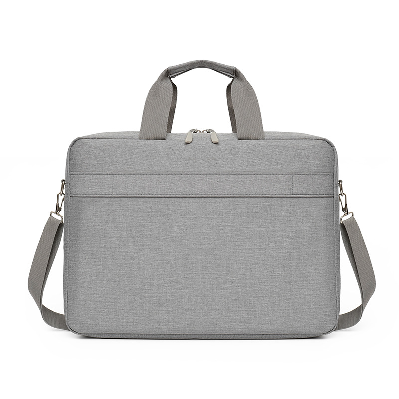 Wholesale briefcase, new business computer single-shoulder bag, large-capacity meeting document bag, logo-free training material bag Specification drawing