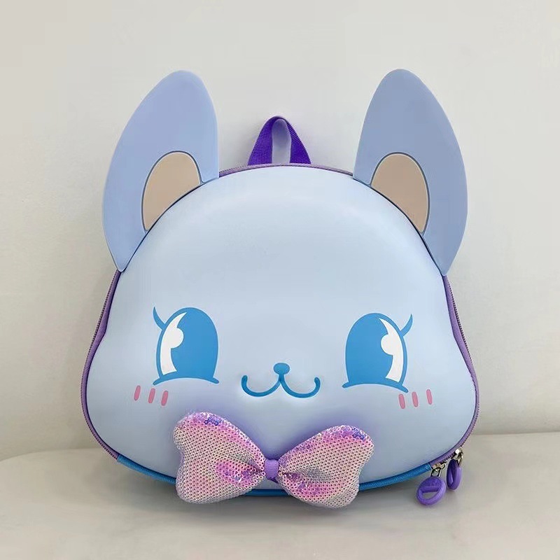 New kindergarten schoolbag dinosaur for boys and girls aged 3-6, cute and cartoonish, ultra-light, large-capacity casual backpack details Picture
