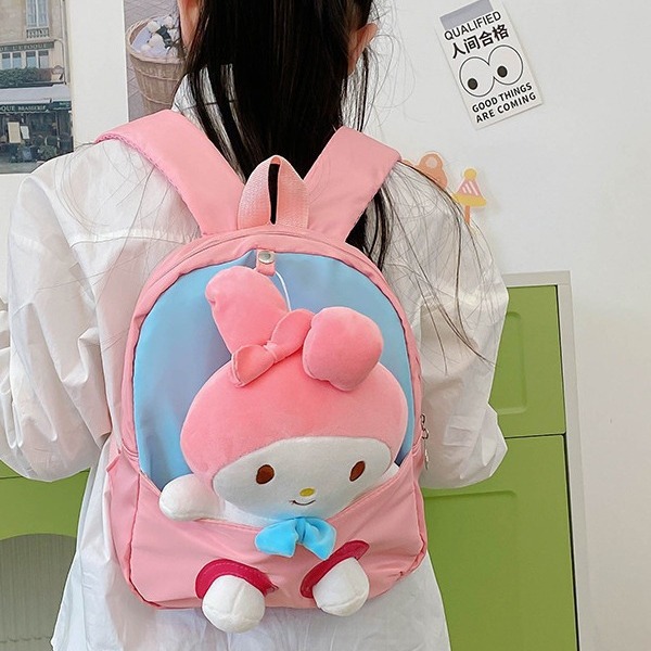 Children's small backpacks for going out, cartoon backpacks for kindergartens, plush toy bags, school bags, birthday gifts for 1-3 years old Item Picture
