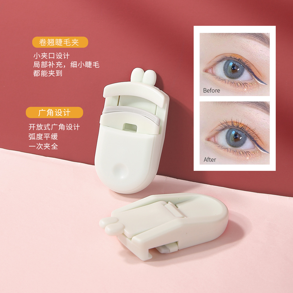LMLTOP Mini Curling Eyelash Curler is a cute and portable plastic local eyelash curler -127 Specification drawing