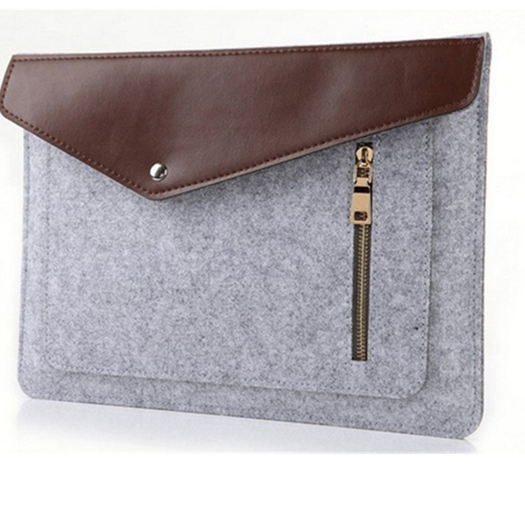 Factory direct sales of fashionable, business and high-end 11-inch, 13-inch and 15-inch felt fabric notebook computer inner bags full figure