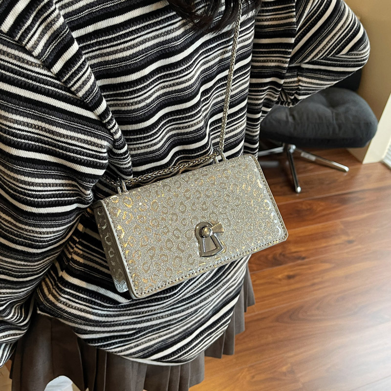 A trendy and stylish chain bag for women in 2025, a trendy crossbody small square bag, a casual and fashionable single-shoulder armpit bag Specification drawing