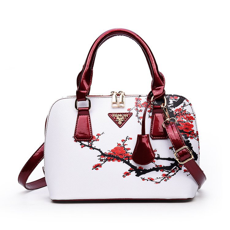 New trendy printed shell bags, European and American women's bags, single-shoulder crossbody hand-held women's bags, cross-border one-piece delivery worldwide Item Picture