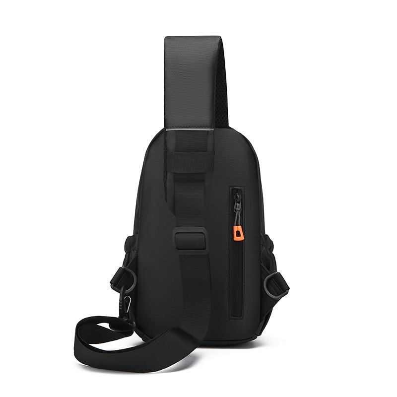 Business bag, multi-functional men's bag, trendy brand men's chest bag, water-resistant crossbody bag, casual single-shoulder backpack, fashionable cross-border Application Scenario