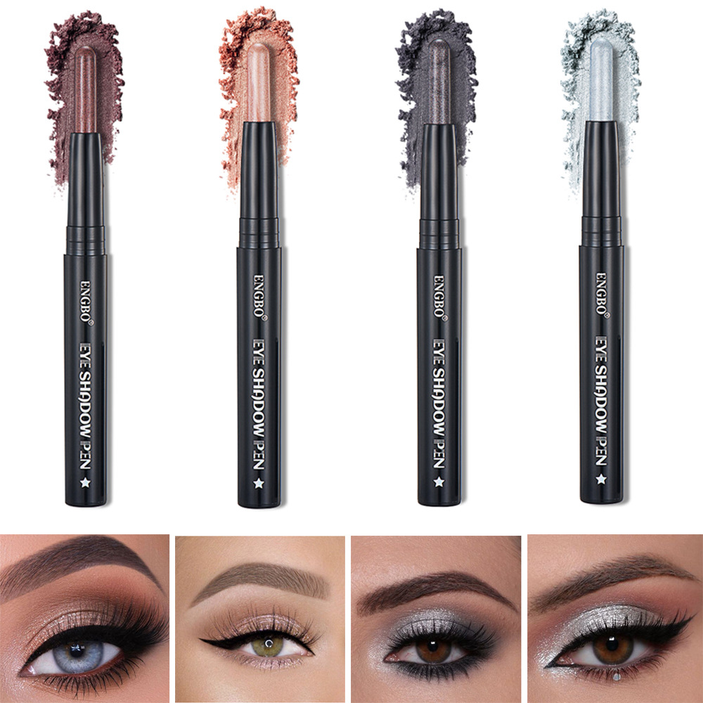 ENGBO's new single-color eyeshadow pen is long-lasting and easy to color, cross-border makeup, daily makeup, and an export eyeshadow stick details Picture