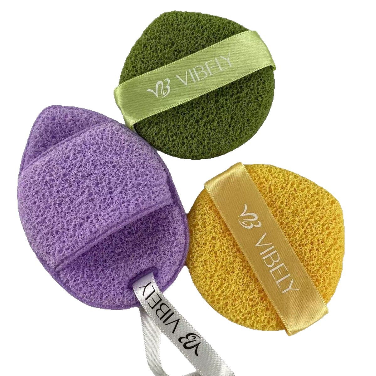 VIBELY Glove Face Wash Mud Mask Deep Cleansing Wonder, the same style powder puff, water drop face cleansing puff Item Picture