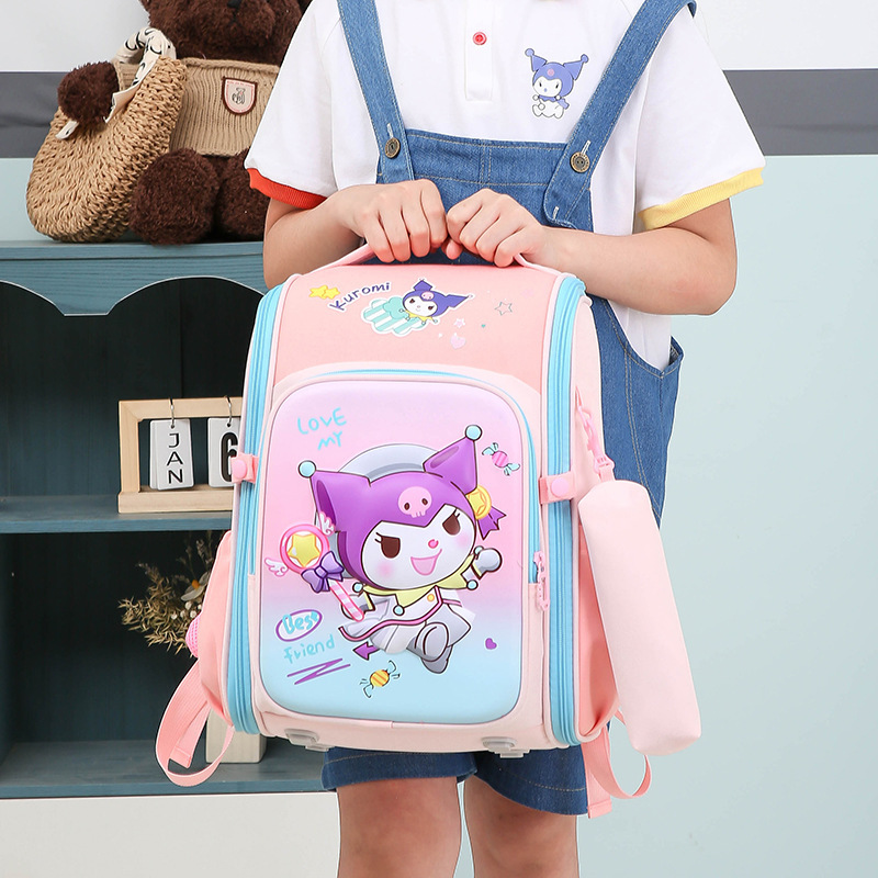 Cute cartoon, lightweight, lightweight and breathable schoolbags for boys and girls in grades 1 to 3, outdoor children's small backpacks Application Scenario