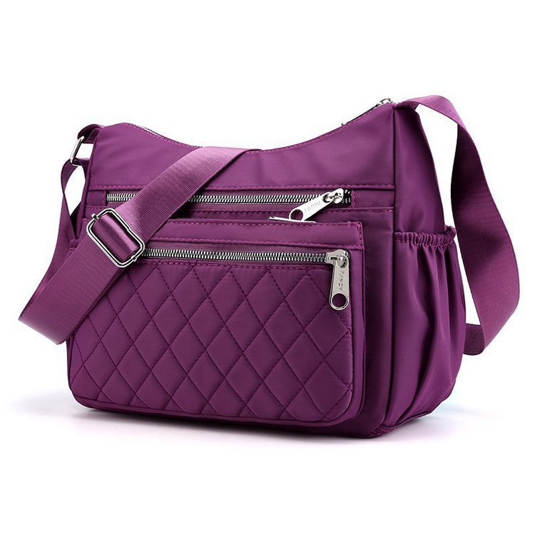 New casual single-shoulder crossbody bag, Oxford fabric bag, simple and fashionable European and American women's bag, cross-border one-piece delivery worldwide full figure