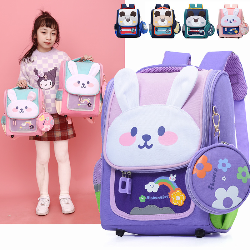 2024 New style kindergarten children's schoolbag for medium and senior class boys and girls Cartoon Space reduced load large-capacity backpack full figure