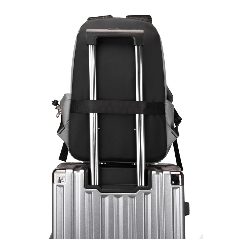 New cross-border backpacks, men's large-capacity new casual travel bags, business computer backpacks, men's student schoolbags Specification drawing