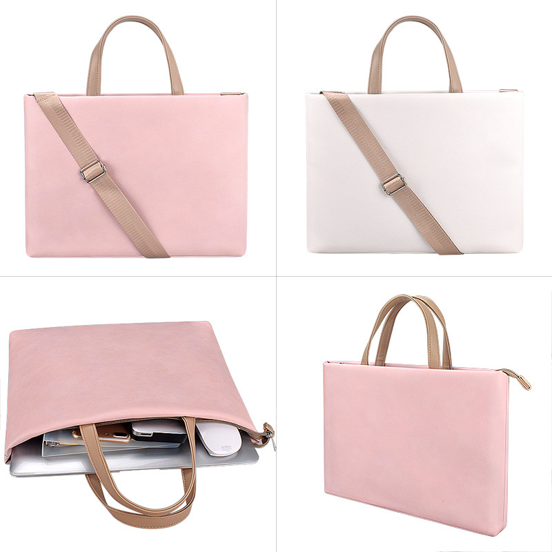 Wholesale portable laptop bags, single-shoulder bags, briefcases, 1345.6-inch fashionable laptops with logo printing available Item Picture