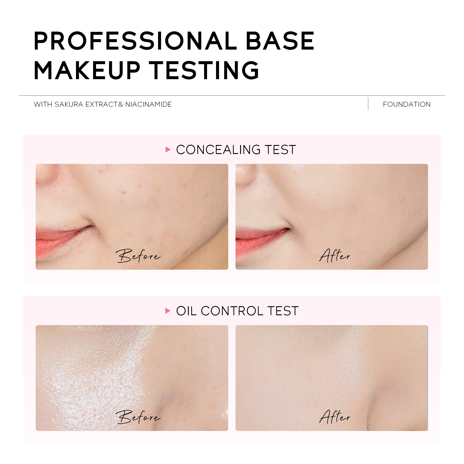 Cross-border Laicome Sakura Foundation 30g (tube), 3 colors to choose from, foundation concealer manufacturer, one-piece consignment Application Scenario
