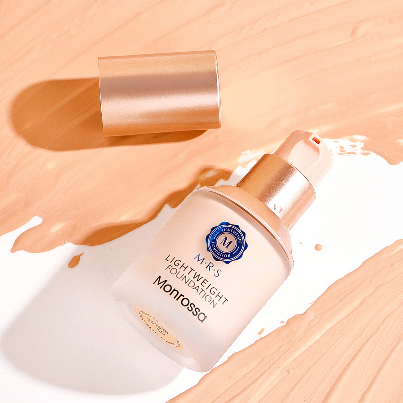 Monrisa Light Penetrating Long-lasting Foundation, Concealer Foundation, Long-lasting Little Blue Shield Foundation, Monrisa Foundation Application Scenario