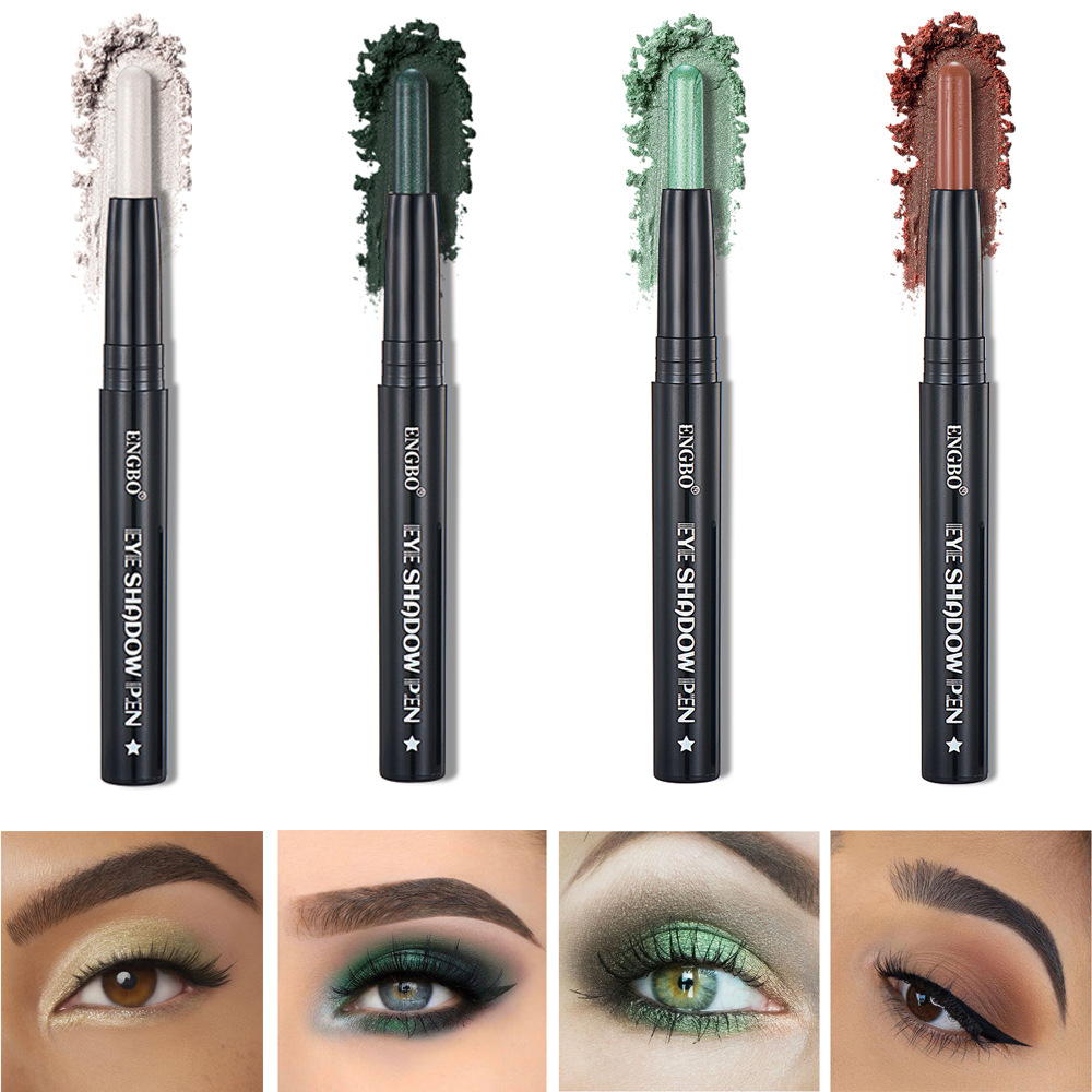ENGBO's new single-color eyeshadow pen is long-lasting and easy to color, cross-border makeup, daily makeup, and an export eyeshadow stick Application Scenario
