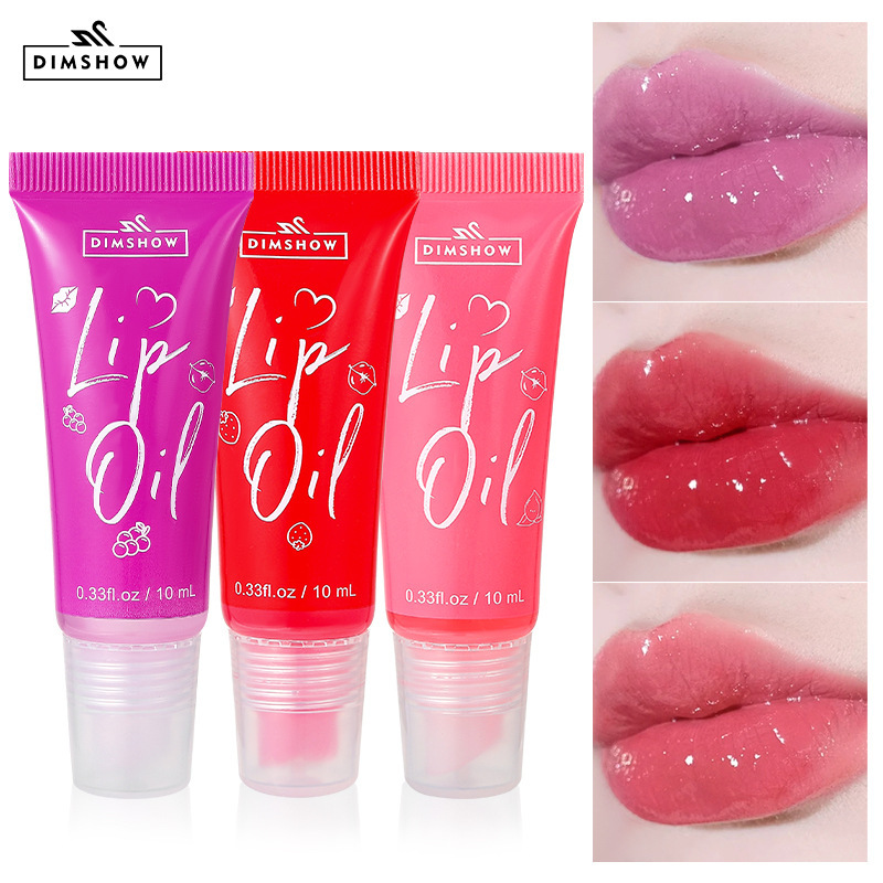 DIMSHOW Fruit-Flavored 6-color Soft Lip Balm Lip Gloss Lip Oil Specification drawing