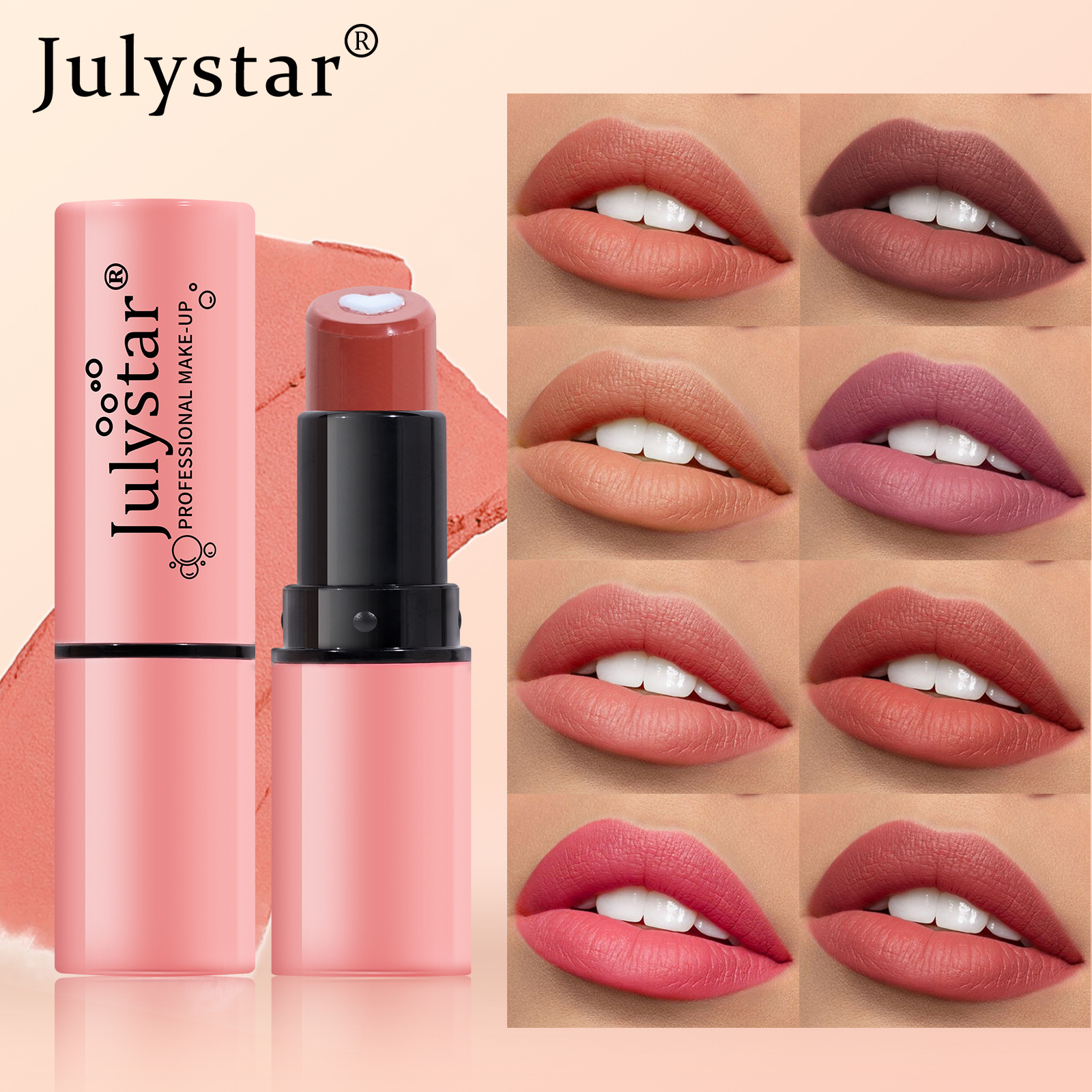 Amazon's best-selling lip makeup that doesn't fade, doesn't stick to the cup, has a long-lasting fruity flavor, is waterproof and moisturizing, and features a matte sandwich lipstick full figure