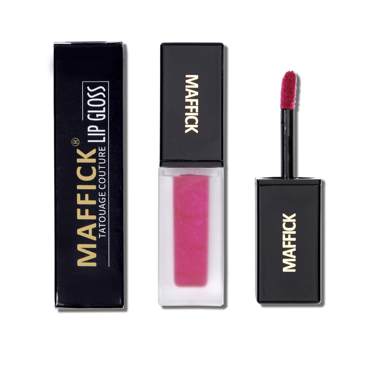 Cross-border bestseller 6-color non-stick cup small square tube lip gloss and non-fading lip gloss Item Picture