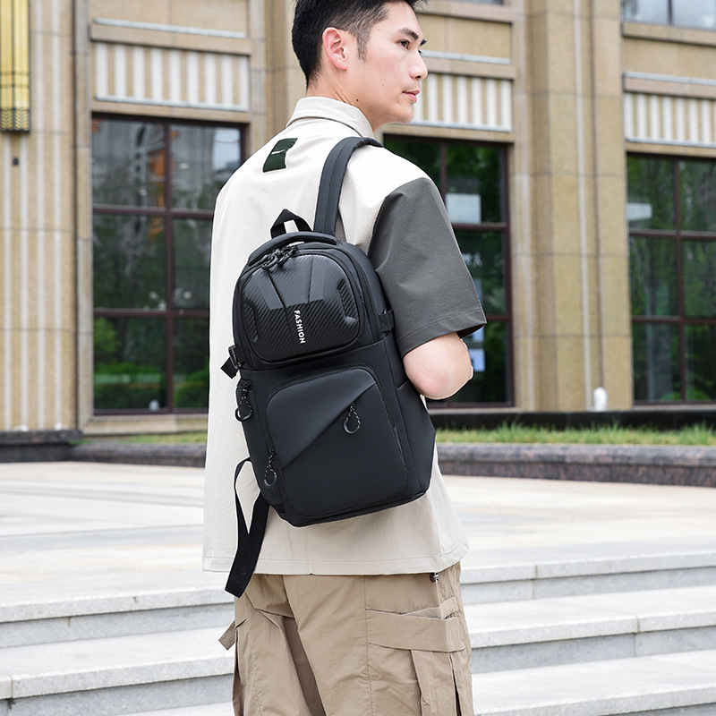 Amazon large-capacity backpack for men, business computer bag, multi-functional storage backpack, commuting and travel bag for going out Specification drawing