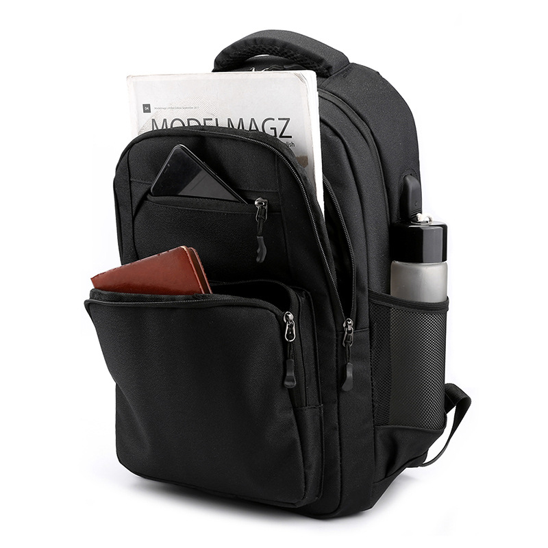 Water-resistant backpack, casual backpack without logo, supports customized backpack, 16-inch computer case, business trip bag for men, business Application Scenario