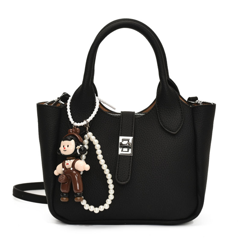 A new 2025 trendy and fashionable single-shoulder bag for beginners carrying bucket bags, a niche, simple and casual crossbody bag for women Item Picture