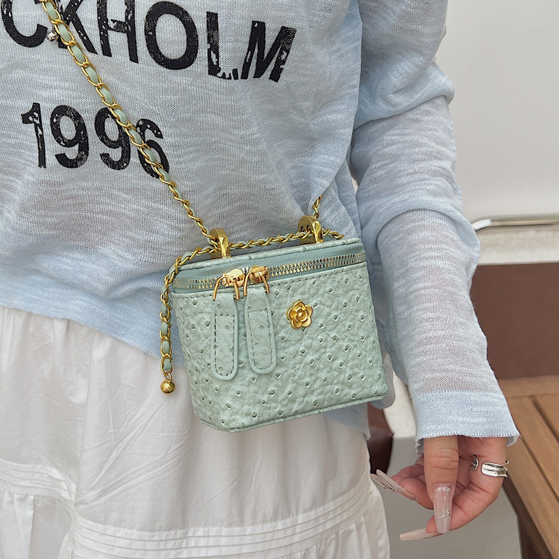 Fashionable chain box bag for women, 2025 new style, niche and high-end bucket bag, Korean style trendy single-shoulder crossbody bag Application Scenario