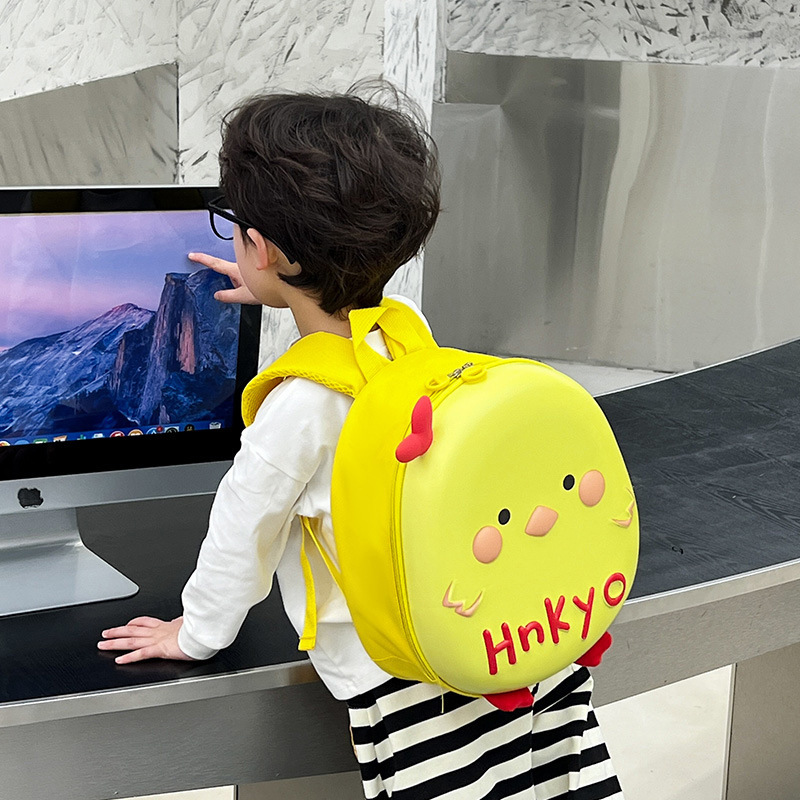 New eggshell bag children's backpack 202 Cartoon chick kindergarten schoolbag for 3-5 years old water-resistant and cute backpack Application Scenario