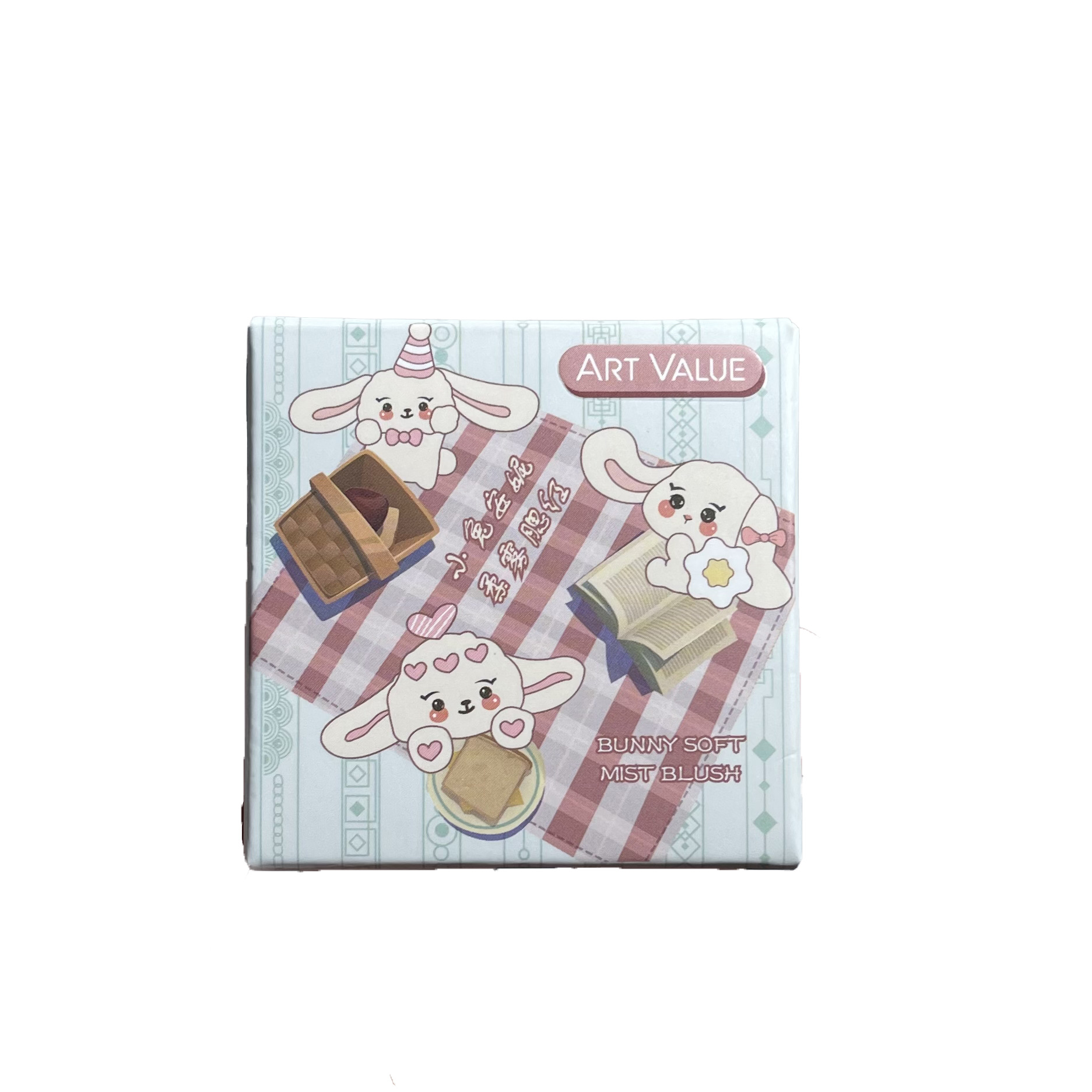 Art Value Little Rabbit Anne Soft Mist Blush Blush Blush Blush Student Affordable Blush Cream Soft Mist Lip Mud Hair Without Makeup Item Picture