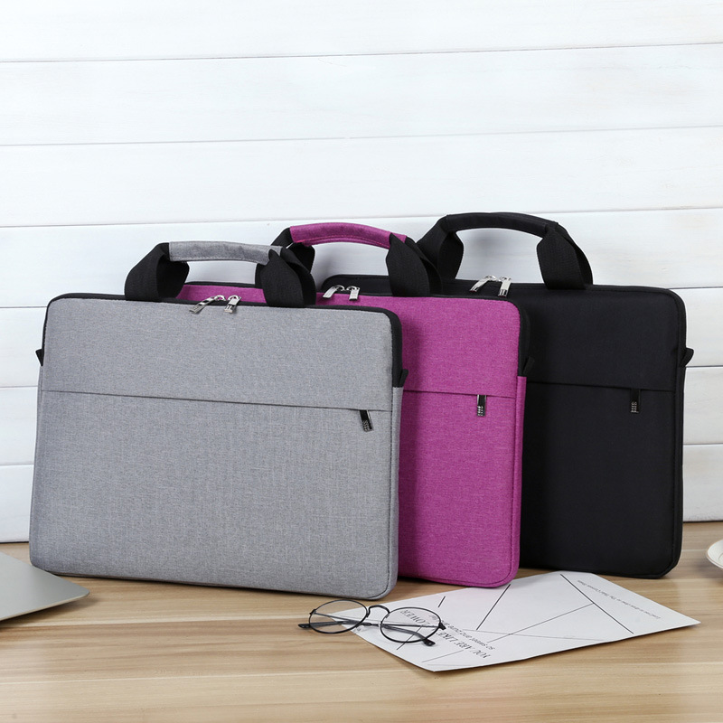Laptop bag, iPad inner bag, 14-inch, 15.6-inch ultra-thin notebook, single-shoulder bag, business meeting briefcase Specification drawing