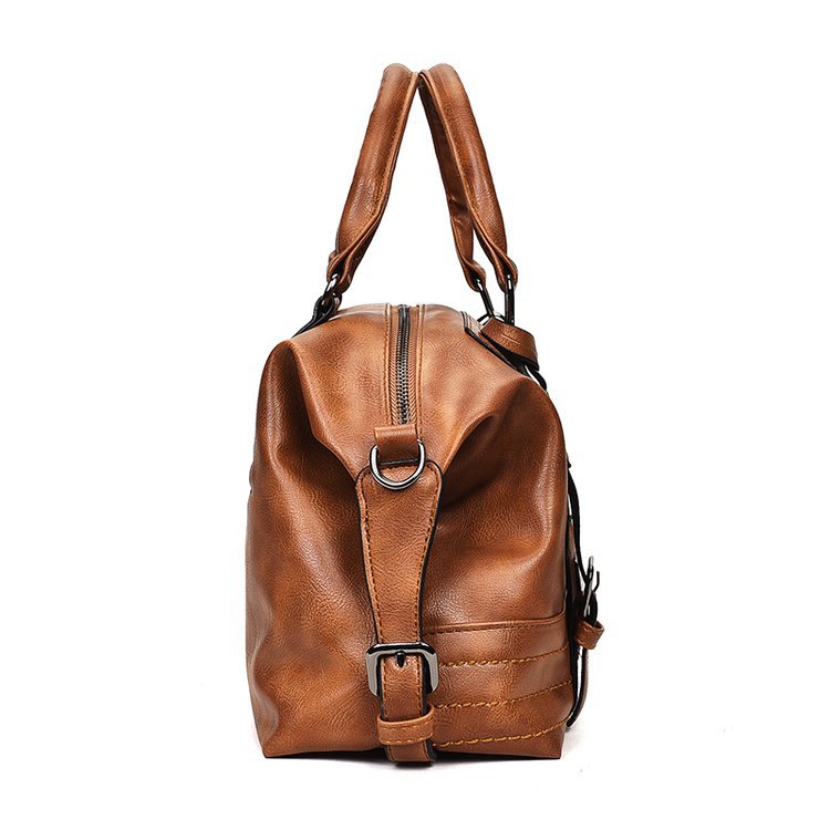 European and American women's bag trend export, Boston cross-border handbag, retro shoulder bag, crossbody bag, one piece global consignment Specification drawing