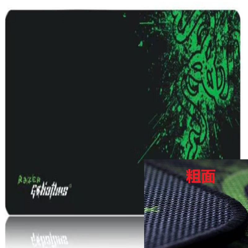 4mm thickened anti-slip and wear-resistant gaming mouse pad with lockstitch, large and medium-sized rubber office competition thick snake computer desk pad Specification drawing