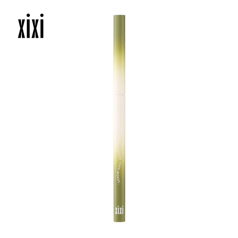 xixi Chunri Green slanted eyeliner Gel Pen is waterproof and not prone to smudging, naturally brightening the shadow of the undereye to the eyeliner Item Picture