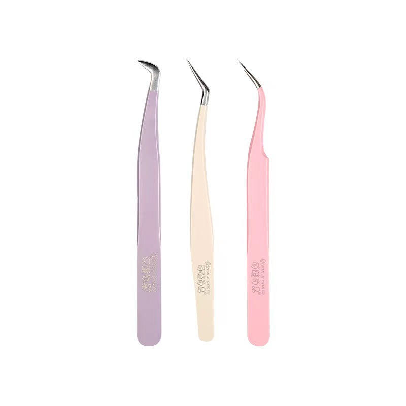 Mengjie Shangpin false eyelash tweezers, safe and high-precision Golden Feather clip, Dolphin clip, single cluster grafting, a beginner's beauty tool Item Picture