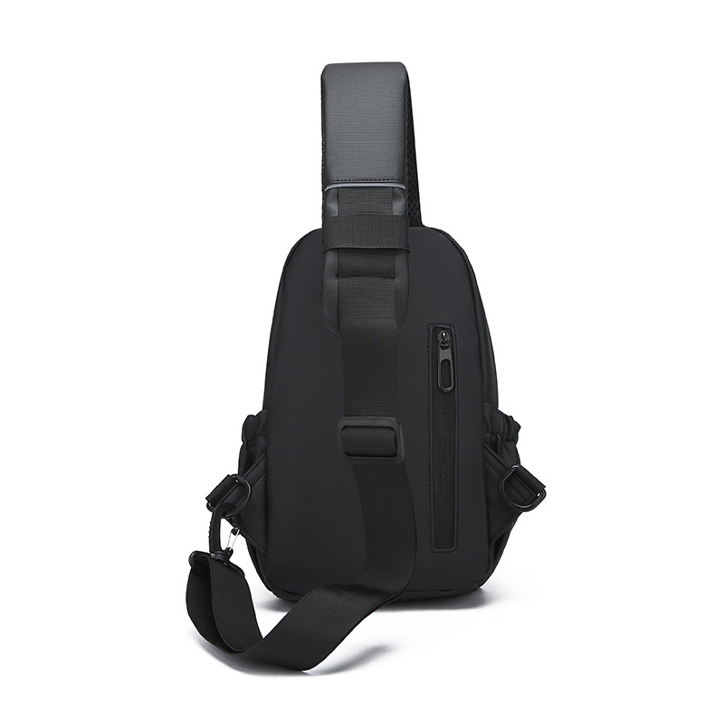 Casual single-shoulder backpack, fashionable cross-border men's chest bag, water-resistant crossbody bag, business bag, multi-functional men's bag, trendy brand Application Scenario
