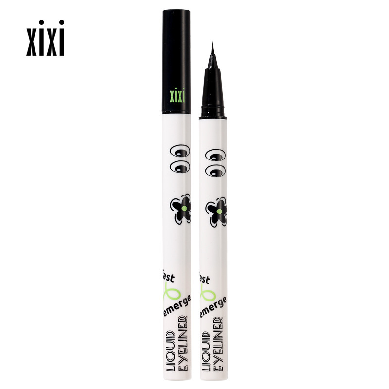 xixi Emerging Quick Eyeliner Pen is waterproof, sweat-proof, and does not smudge the lower eyelashes. It is a liquid eyeliner pen specifically designed for makeup artists Item Picture