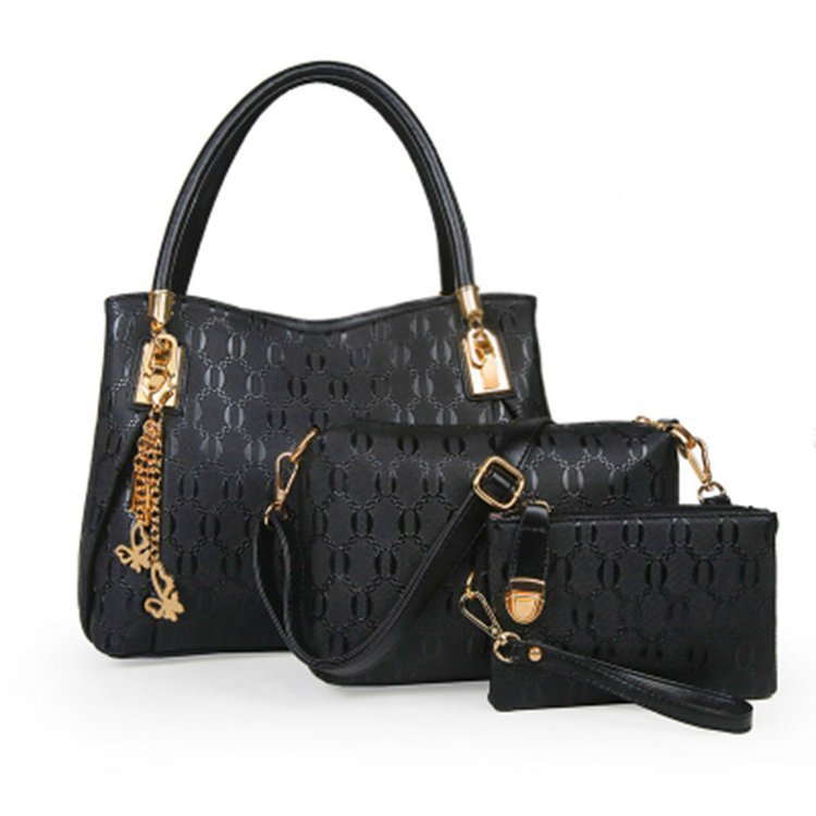 European and American mother-and-child bags, single-shoulder bags, crossbody bags, handbags, three-piece sets, women's bags, trendy cross-border one-piece delivery worldwide Item Picture