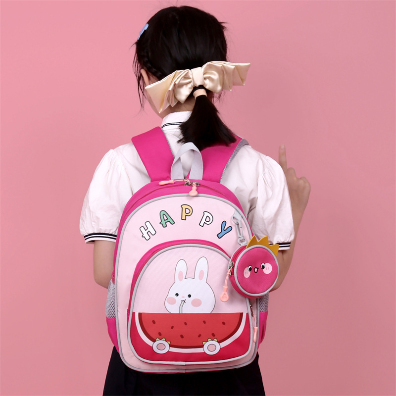 Children bags Kindergarten Schoolbag, cartoon back support backpack, Cute printed children's backpack two-piece set Application Scenario