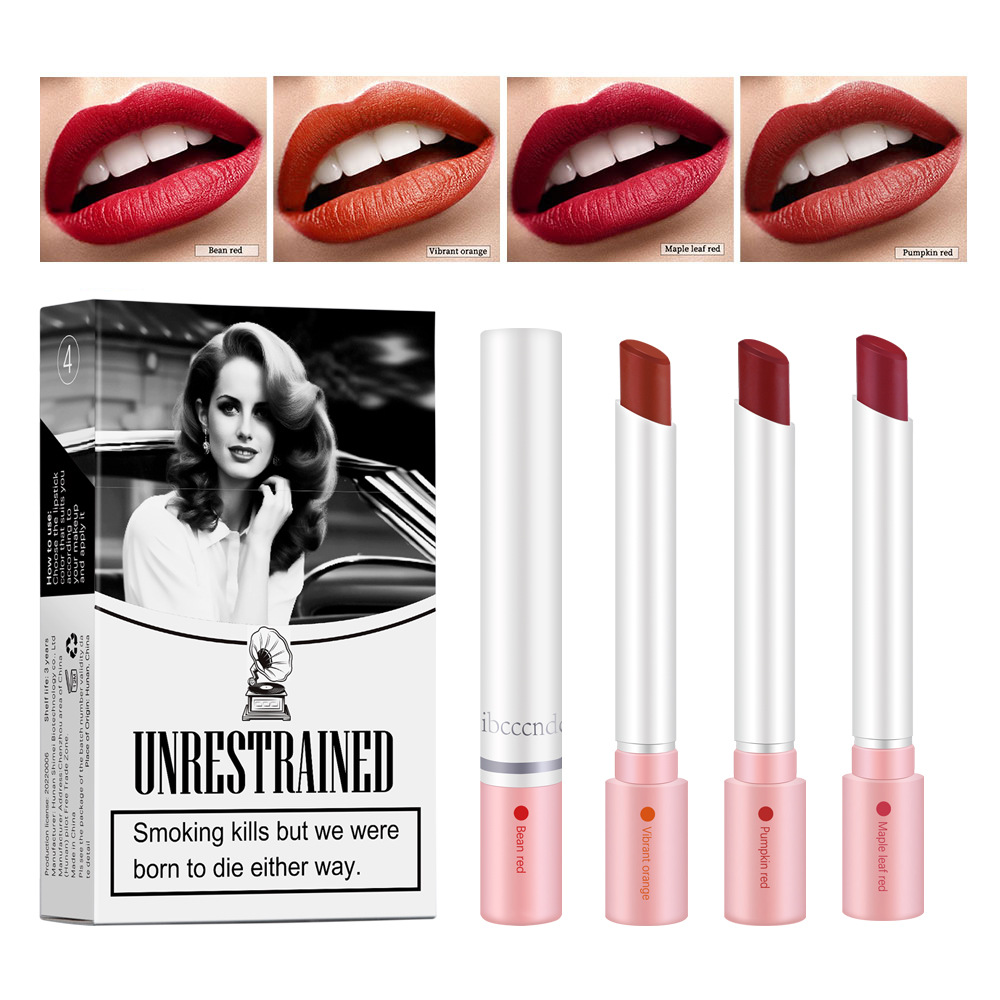 lakerain 4-Lipstick Set Velvet Matte Lipstick set full figure