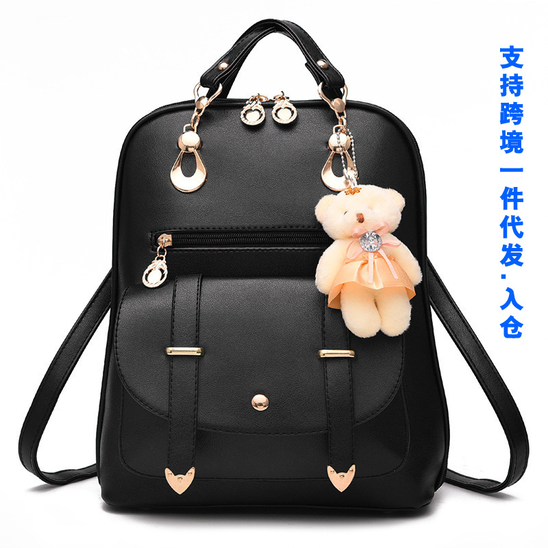 New style backpacks for women, fresh and cute student fashion and casual Korean-style women's bags, cross-border one-piece shipping worldwide details Picture