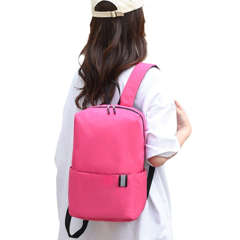 Customized backpacks with logos, colorful backpacks, travel bags, simple and fashionable campus student schoolbags are available for wholesale Item Picture