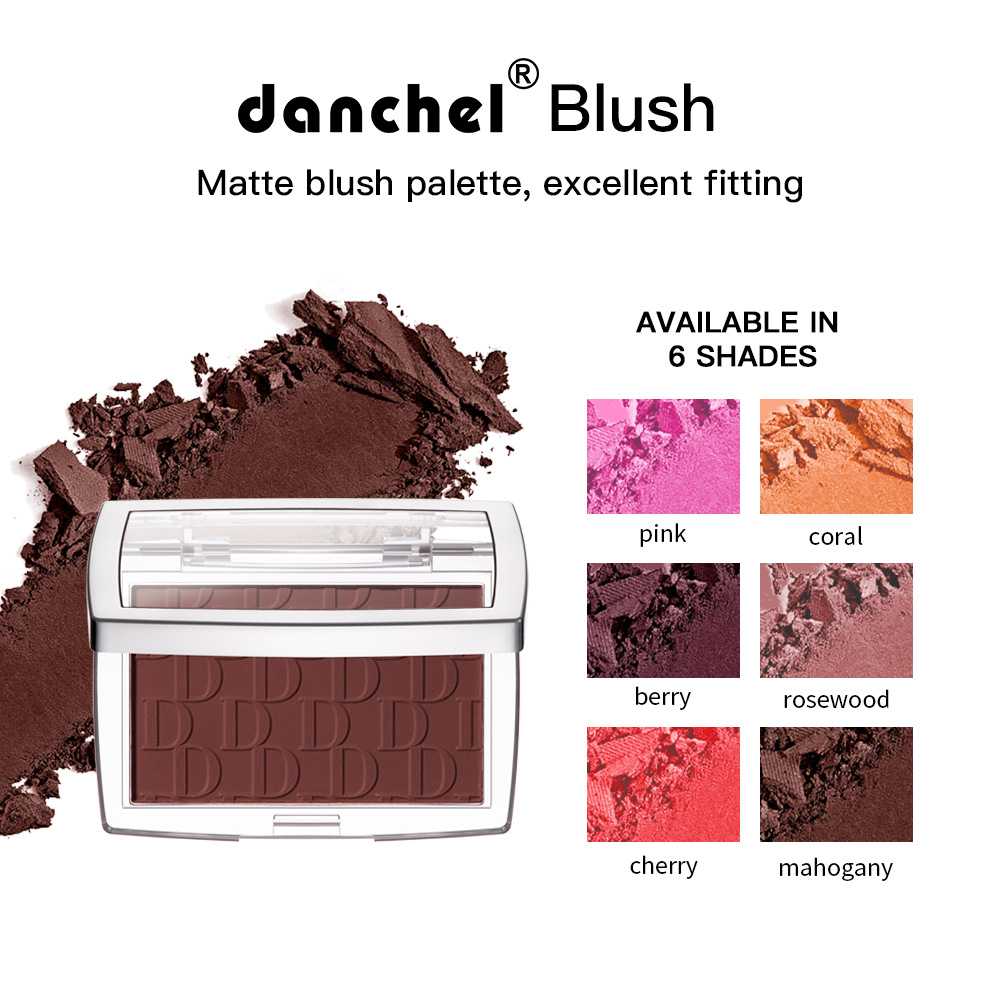 danchel embossed Blush Pink Dark blush palette Specification drawing