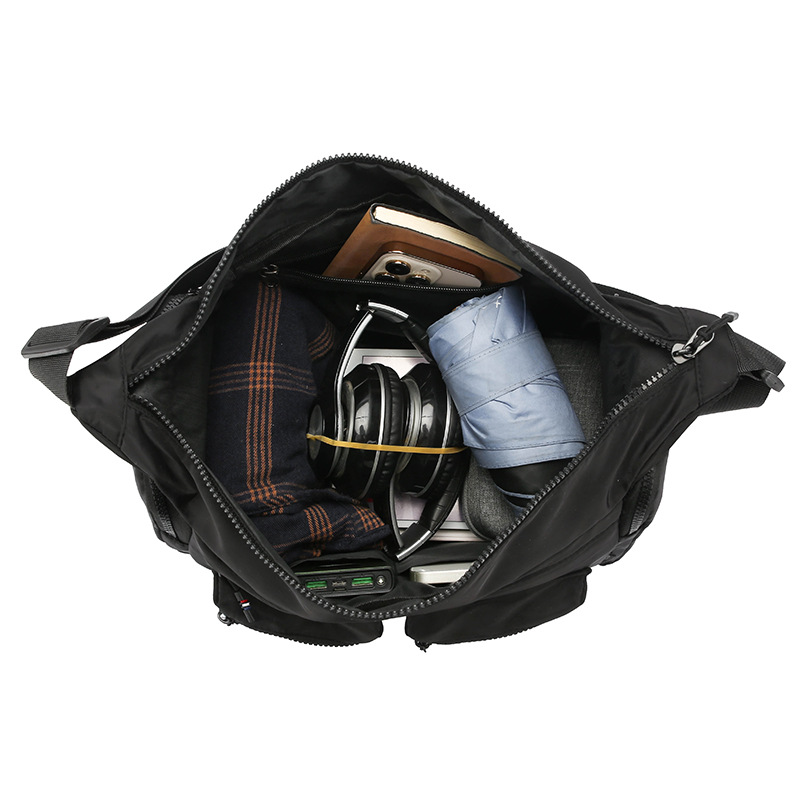 2024 New style fashionable and versatile single-shoulder bag, Japanese simple and functional large-capacity messenger bag, casual men's crossbody bag Item Picture
